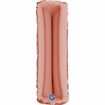Palloncino in Foil 14" Lettera "I" Rose Gold Lettere 14" Rose Gold