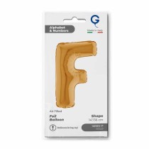 Palloncino in Foil 14" Lettera F Oro "Gold" Lettere 14" Oro "Gold"