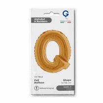 Palloncino in Foil 14" Lettera Q Oro "Gold" Lettere 14" Oro "Gold"