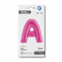 Palloncino in Foil 14" Lettera A Fucsia "Hot Pink" Lettere 14" Fucsia "Hot Pink"