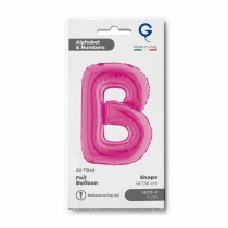 Palloncino in Foil 14" Lettera B Fucsia "Hot Pink" Lettere 14" Fucsia "Hot Pink"