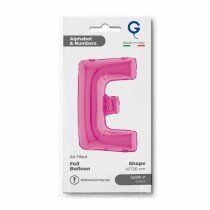 Palloncino in Foil 14" Lettera E Fucsia "Hot Pink" Lettere 14" Fucsia "Hot Pink"