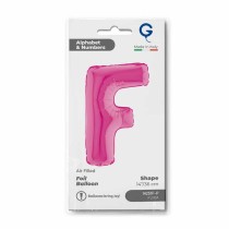 Palloncino in Foil 14" Lettera F Fucsia "Hot Pink" Lettere 14" Fucsia "Hot Pink"