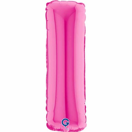 Palloncino in Foil 14" Lettera I Fucsia "Hot Pink" Lettere 14" Fucsia "Hot Pink"