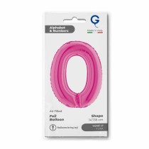 Palloncino in Foil 14" Lettera O Fucsia "Hot Pink" Lettere 14" Fucsia "Hot Pink"