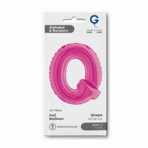 Palloncino in Foil 14" Lettera Q Fucsia "Hot Pink" Lettere 14" Fucsia "Hot Pink"