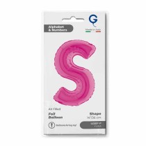 Palloncino in Foil 14" Lettera S Fucsia "Hot Pink" Lettere 14" Fucsia "Hot Pink"
