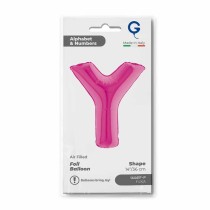 Palloncino in Foil 14" Lettera Y Fucsia "Hot Pink" Lettere 14" Fucsia "Hot Pink"