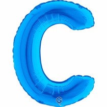 Palloncino in Foil 14" Lettera C Blu "Blue" Lettere 14" Blu "Blue"
