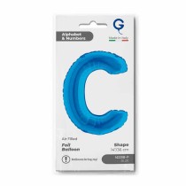 Palloncino in Foil 14" Lettera C Blu "Blue" Lettere 14" Blu "Blue"