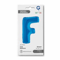 Palloncino in Foil 14" Lettera F Blu "Blue" Lettere 14" Blu "Blue"