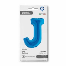 Palloncino in Foil 14" Lettera J Blu "Blue" Lettere 14" Blu "Blue"