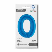 Palloncino in Foil 14" Lettera O Blu "Blue" Lettere 14" Blu "Blue"