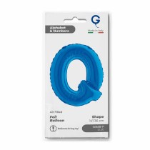 Palloncino in Foil 14" Lettera Q Blu "Blue" Lettere 14" Blu "Blue"