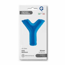 Palloncino in Foil 14" Lettera Y Blu "Blue" Lettere 14" Blu "Blue"