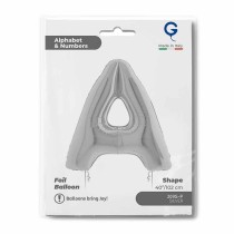 Palloncino in Foil 40" Lettera "A" grande Argento Lettere 40" Argento "Silver"