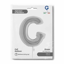 Palloncino in Foil 40" Lettera "G" grande Argento Lettere 40" Argento "Silver"