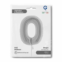 Palloncino in Foil 40" Lettera "O" grande Argento Lettere 40" Argento "Silver"