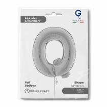 Palloncino in Foil 40" Lettera "Q" grande Argento Lettere 40" Argento "Silver"