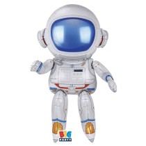 Palloncino in Foil 30" Multi-Balloons Astronauta 3D "Astronaut" Cielo e Galassia