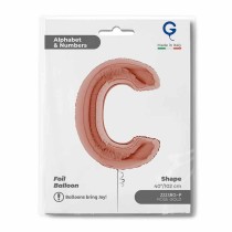 Palloncino in Foil 40" Lettera "C" grande Rose Gold Lettere 40" Rose Gold