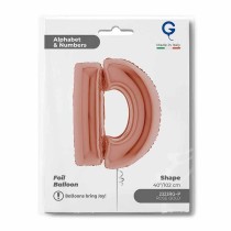 Palloncino in Foil 40" Lettera "D" grande Rose Gold Lettere 40" Rose Gold