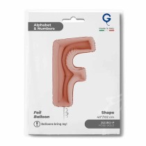 Palloncino in Foil 40" Lettera "F" grande Rose Gold Lettere 40" Rose Gold
