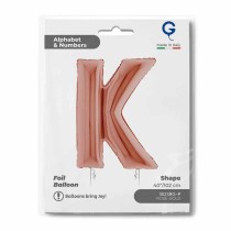 Palloncino in Foil 40" Lettera "K" grande Rose Gold Lettere 40" Rose Gold