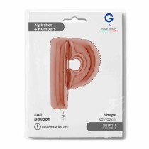 Palloncino in Foil 40" Lettera "P" grande Rose Gold Lettere 40" Rose Gold