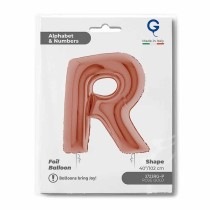Palloncino in Foil 40" Lettera "R" grande Rose Gold Lettere 40" Rose Gold