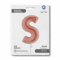Palloncino in Foil 40" Lettera "S" grande Rose Gold Lettere 40" Rose Gold