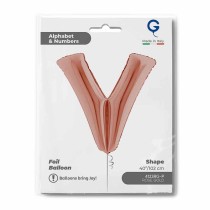 Palloncino in Foil 40" Lettera "V" grande Rose Gold Lettere 40" Rose Gold