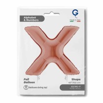 Palloncino in Foil 40" Lettera "X" grande Rose Gold Lettere 40" Rose Gold
