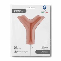 Palloncino in Foil 40" Lettera "Y" grande Rose Gold Lettere 40" Rose Gold
