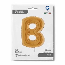 Palloncino in Foil 40" Lettera "B" grande Oro Lettere 40" Oro "Gold"