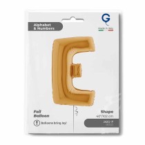 Palloncino in Foil 40" Lettera "E" grande Oro Lettere 40" Oro "Gold"