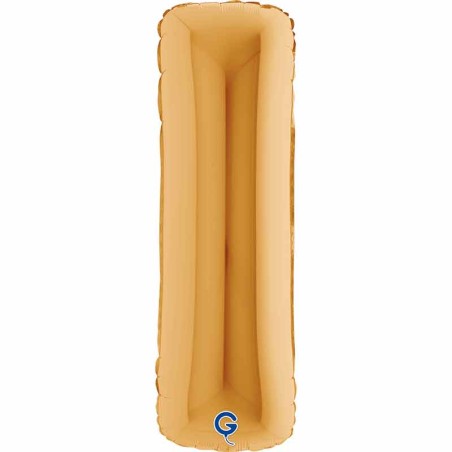 Palloncino in Foil 40" Lettera "I" grande Oro Lettere 40" Oro "Gold"