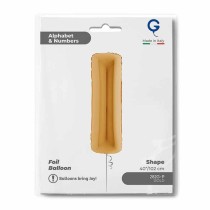 Palloncino in Foil 40" Lettera "I" grande Oro Lettere 40" Oro "Gold"