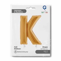 Palloncino in Foil 40" Lettera "K" grande Oro Lettere 40" Oro "Gold"