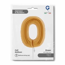 Palloncino in Foil 40" Lettera "O" grande Oro Lettere 40" Oro "Gold"