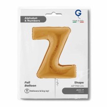 Palloncino in Foil 40" Lettera "Z" grande Oro Lettere 40" Oro "Gold"