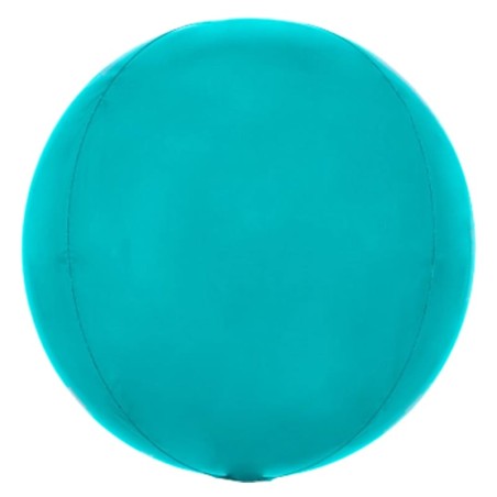 Palloncino in Foil 16" Orbz Turchese Sfere e Orbz