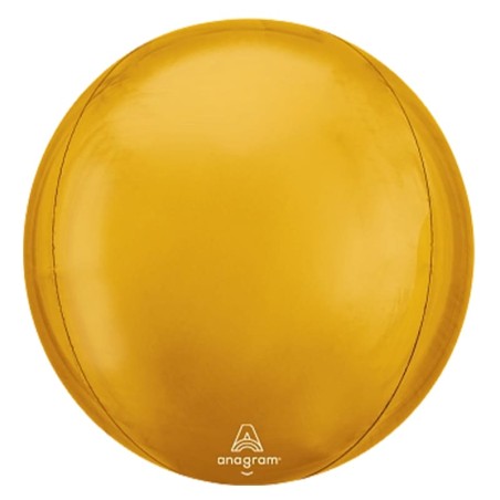 Palloncino in Foil 21" Jumbo Orbz Oro Sfere e Orbz