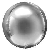 Palloncino in Foil 21" Jumbo Orbz Argento Sfere e Orbz