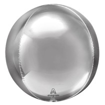 Palloncino in Foil 16" Orbz Argento Sfere e Orbz