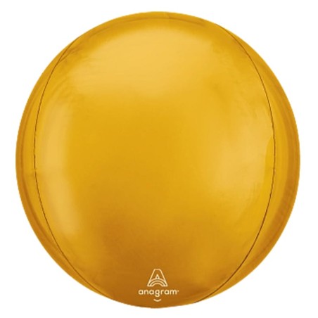 Palloncino in Foil 16" Orbz Oro Sfere e Orbz