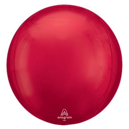 Palloncino in Foil 16" Orbz Rosso Sfere e Orbz
