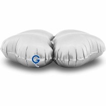 Base Cuore in Foil 15" Bianco Satinato per Palloncini ad Aria Numeri 40" Bianco "White"