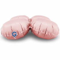 Base Tonda in Foil 17" Rosa Satinato per Palloncini ad Aria Basi Mylar per Palloncini