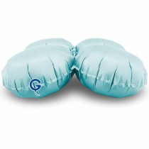 Base Tonda in Foil 17" Celeste Satinato per Palloncini ad Aria Basi Mylar per Palloncini
